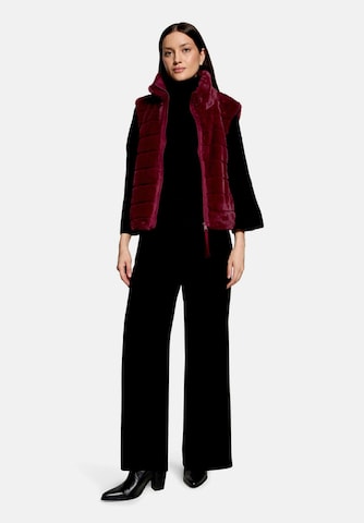 Gilet Betty & Co en rouge