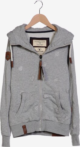 naketano Sweatshirt & Zip-Up Hoodie in S in Grey: front