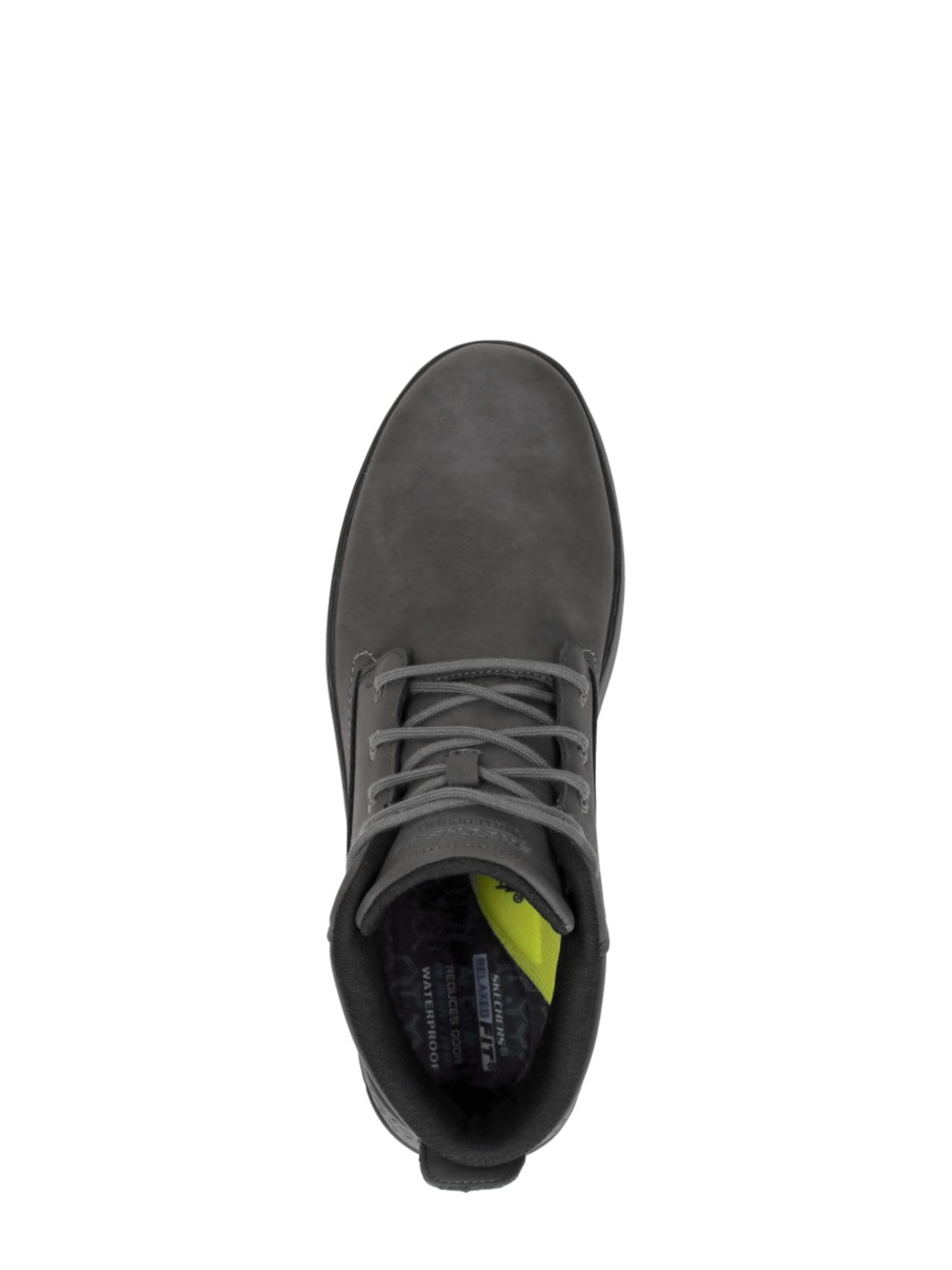 SKECHERS Veterlaarzen 'Relaxed Fit: Garlan - Deno' in Grijs
