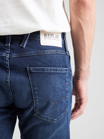 REPLAY Regular Jeans 'ANBASS' in Blauw