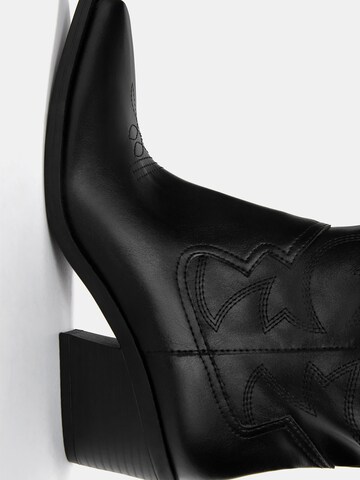 Bottes de cowboy Pull&Bear en noir