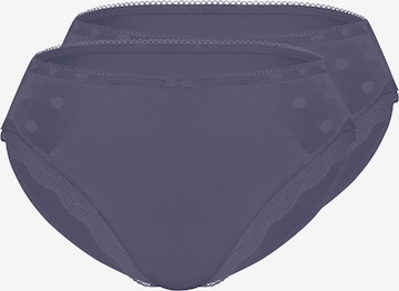 Slip 'DOTTED MESH' sassa en gris : devant