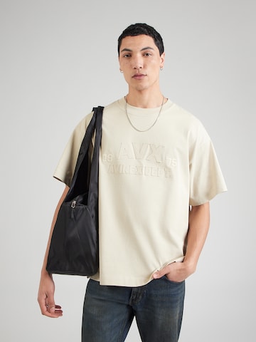 bēšs Avirex T-Krekls 'Field': no priekšpuses