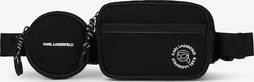 Sacs banane 'Ikon' Karl Lagerfeld en noir : devant