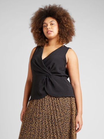 ABOUT YOU Curvy Blouse 'Elisabeth' in Black: front