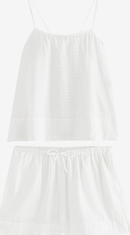 balta Next Pižama 'Gingham': priekis