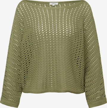 Pull-over s.Oliver en vert : devant