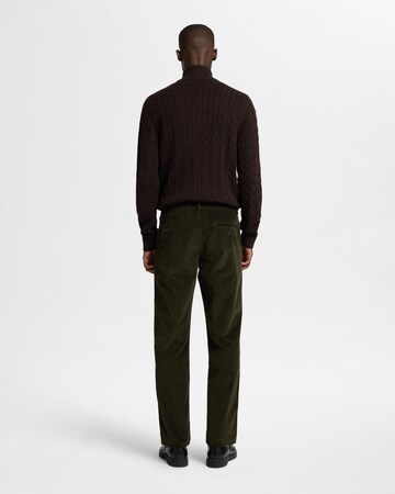 regular Pantaloni chino 'Miles' di SELECTED HOMME in verde