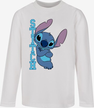 ABSOLUTE CULT Shirt 'Lilo And Stitch - Posing' in White: front