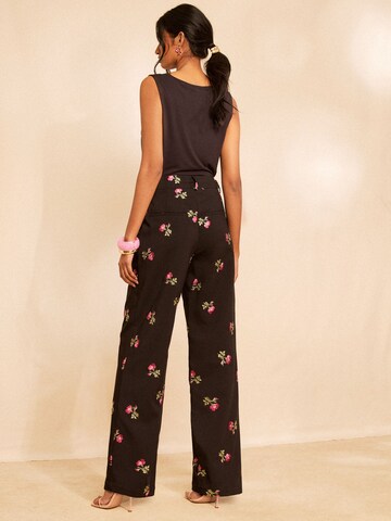 love & roses Wide leg Pants in Black