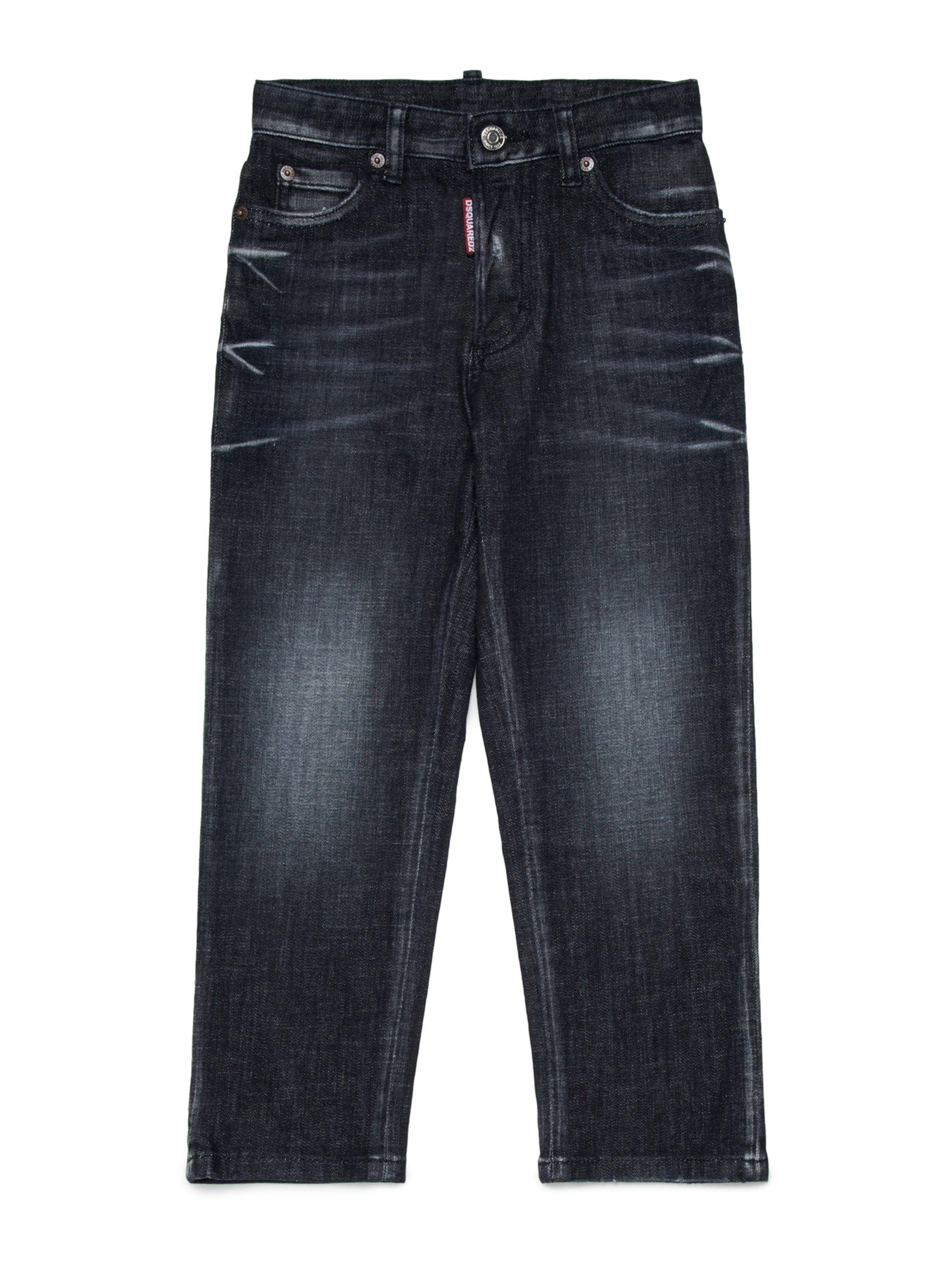 DSQUARED2 - Ropa ancha Vaquero en negro: frente