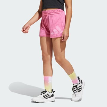 ADIDAS SPORTSWEAR Loosefit Broek in Roze: voorkant