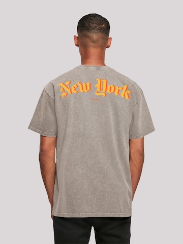 F4NT4STIC Shirt 'New York' in Grey: front