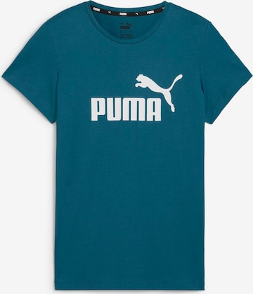 PUMA - Camisa funcionais 'Essential' em verde: frente