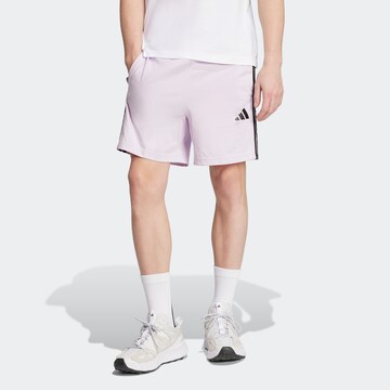 ADIDAS SPORTSWEAR Regular Sports trousers 'Essentials' in Purple: front