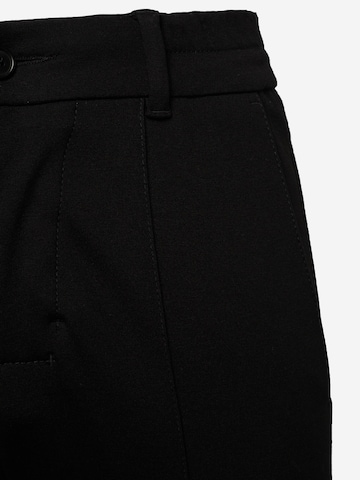 DRYKORN Regular Pleat-Front Pants 'CRISH' in Black