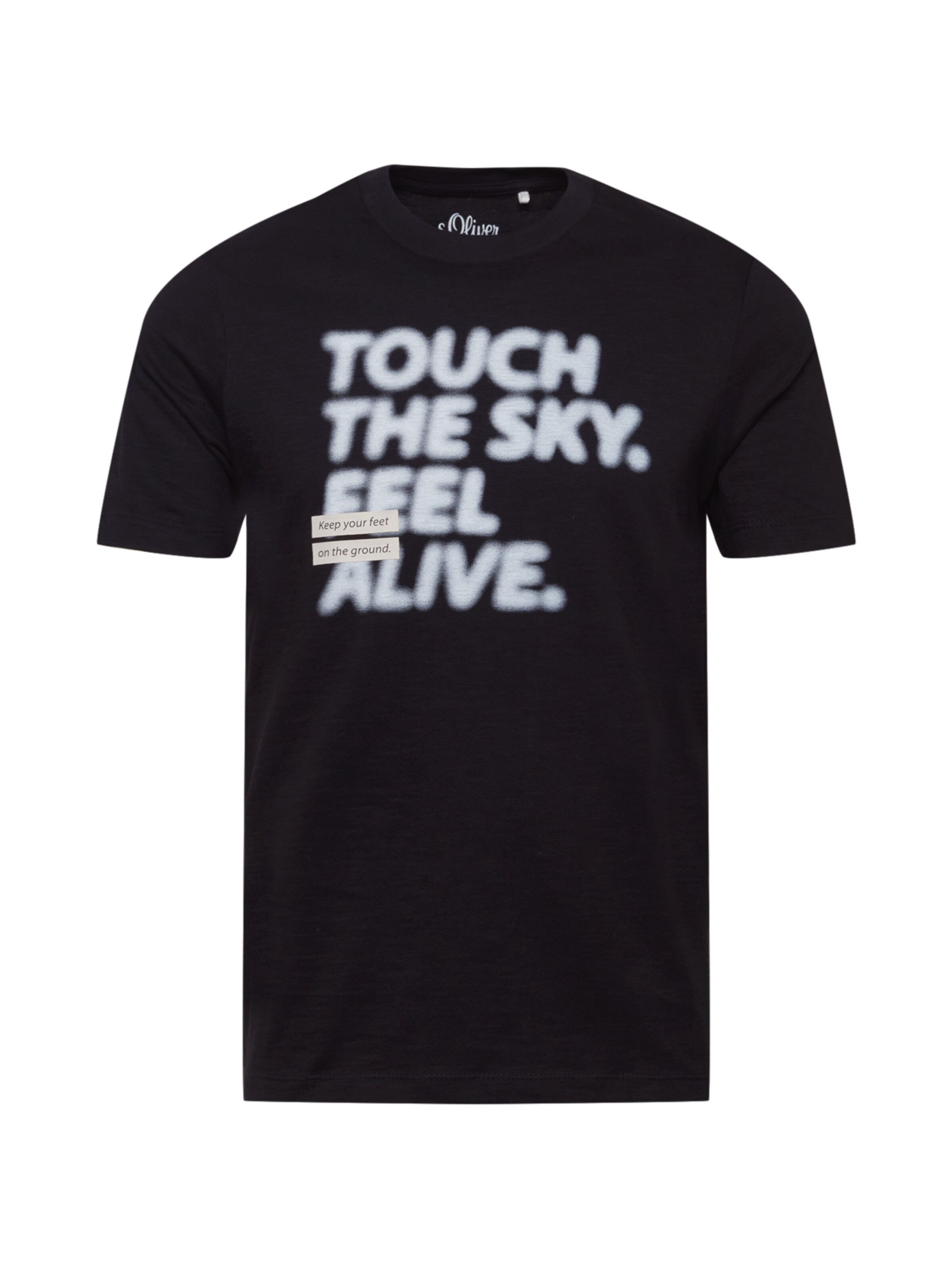Männer Große Größen s.Oliver T-Shirt in Schwarz - LW28806 Männer Große Größen s.Oliver T-Shirt in Schwarz - LW28806