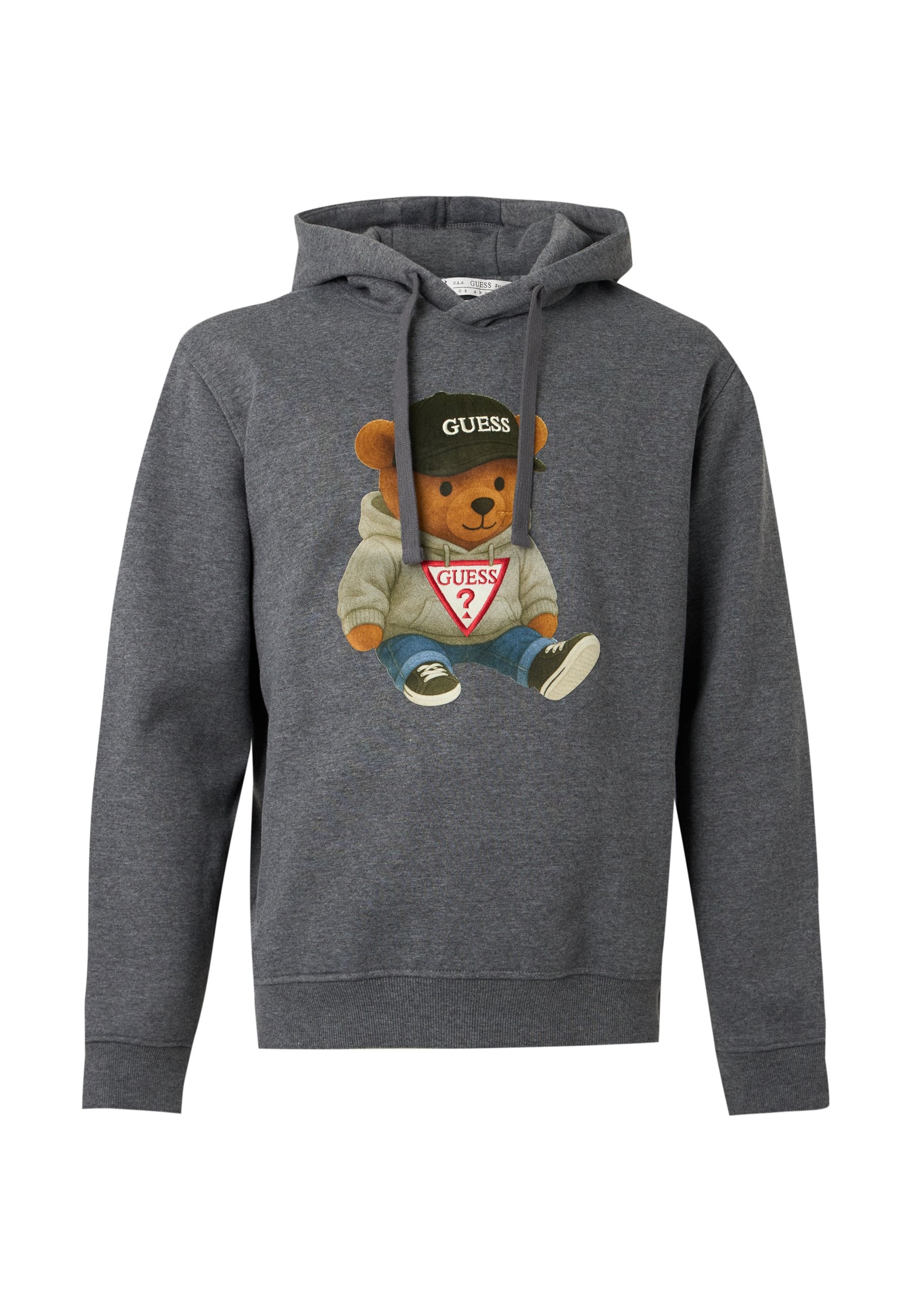 GUESS - Sudadera 'TEDDY BEAR' en gris: frente