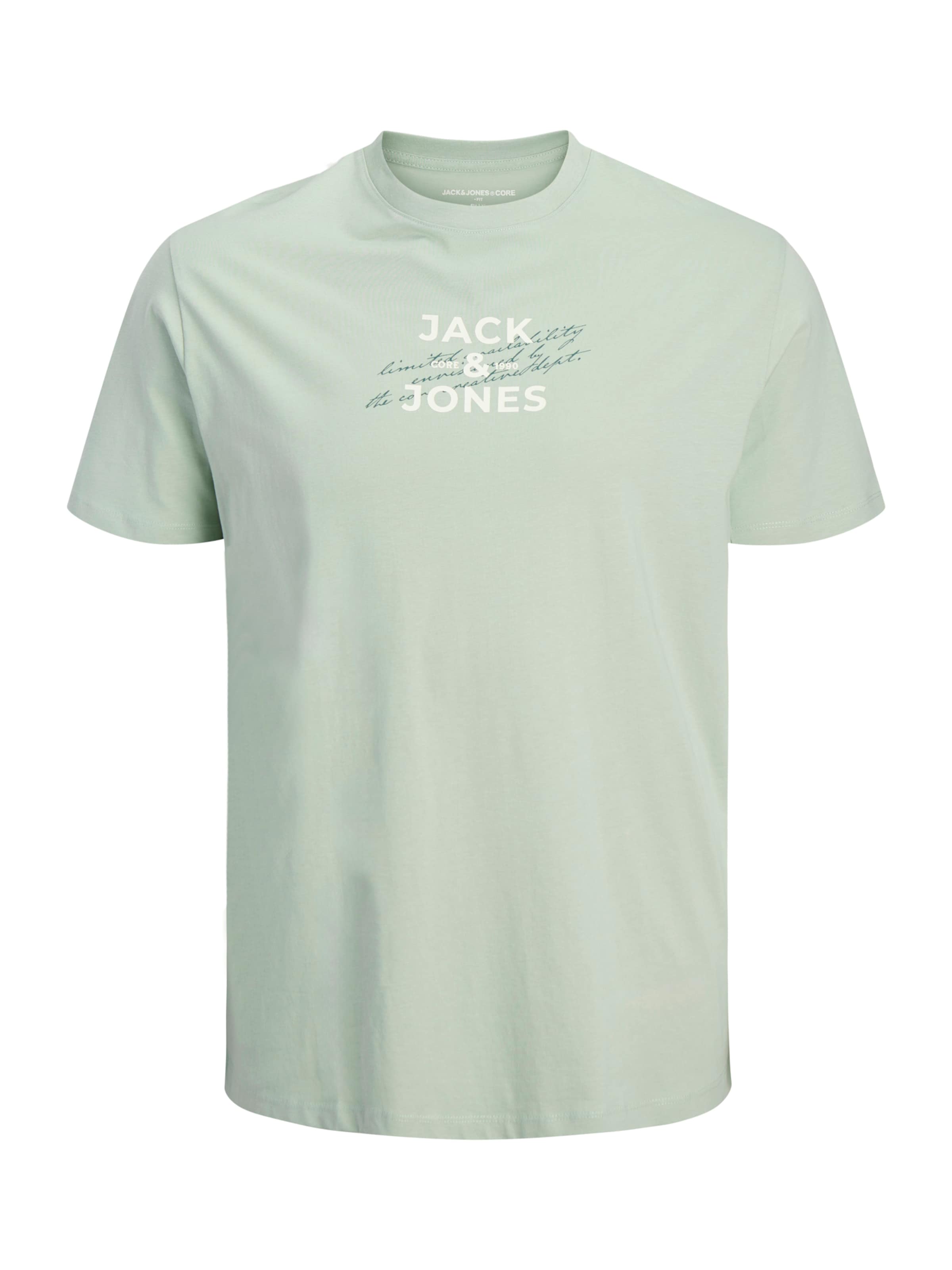 Jack & Jones Plus Μπλουζάκι 'JCOETERNA' σε πράσινο: μπροστά
