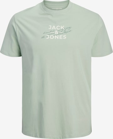 Jack & Jones Plus T-Shirt 'JCOETERNA' in Grün: Vorderseite