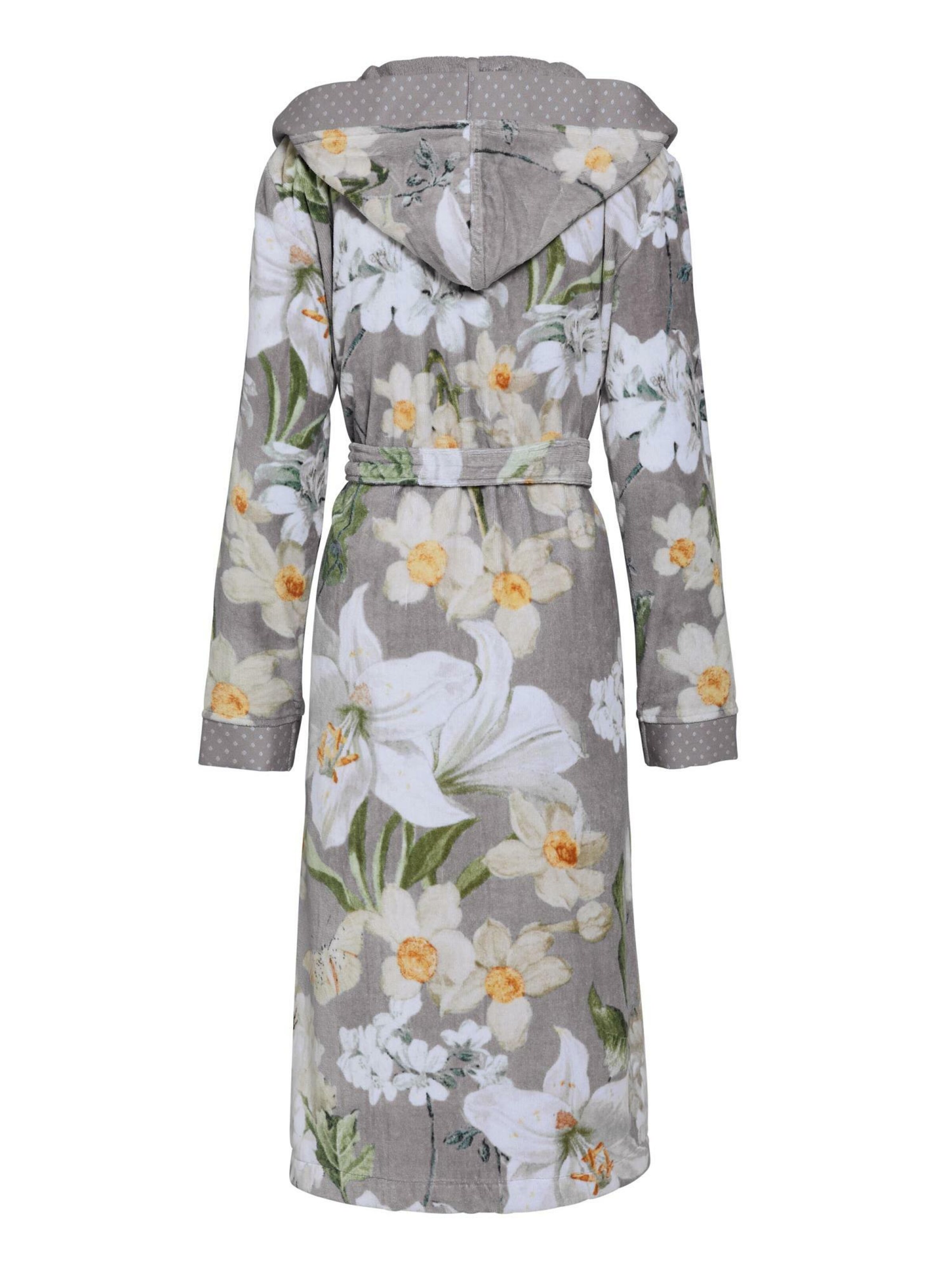 ESSENZA Long Bathrobe 'Perri Rosalee' in Mixed colors