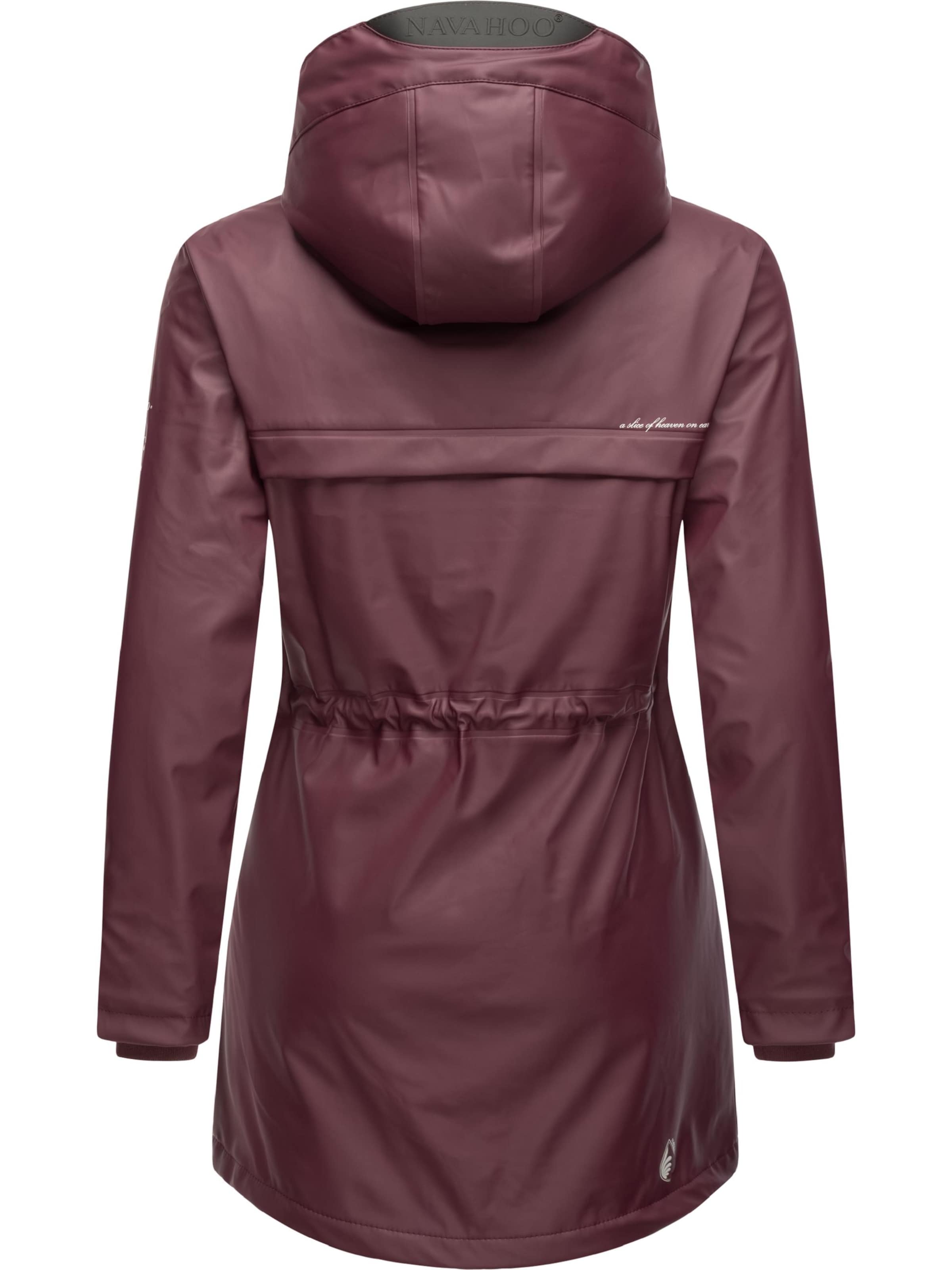 raudona NAVAHOO Demisezoninis paltas 'Rainy Forest'