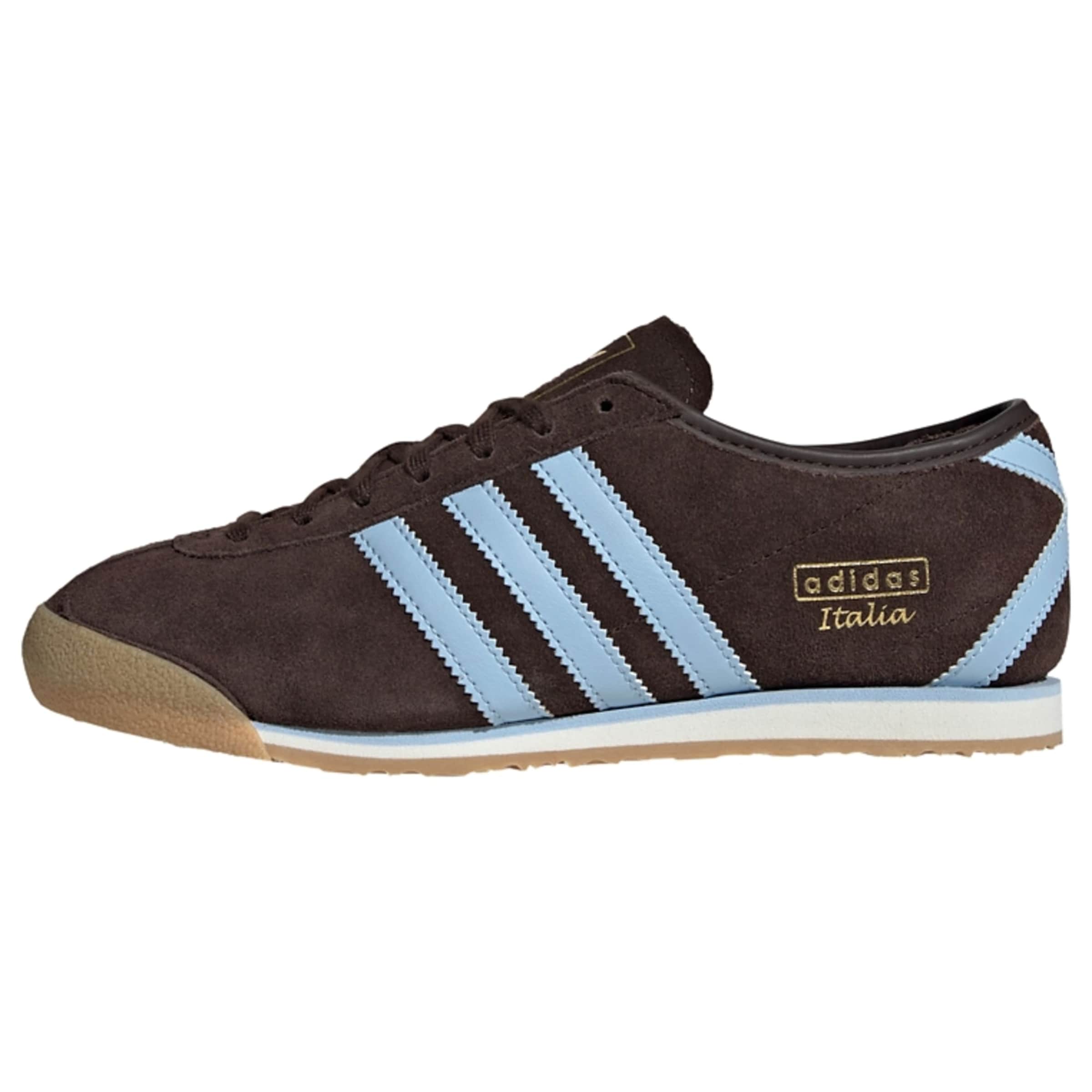 ADIDAS ORIGINALS Platform trainers 'Italia 70s' in 36 in Light blue / Dark brown / Gold, Item view