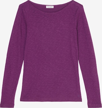 T-shirt Marc O'Polo en violet : devant