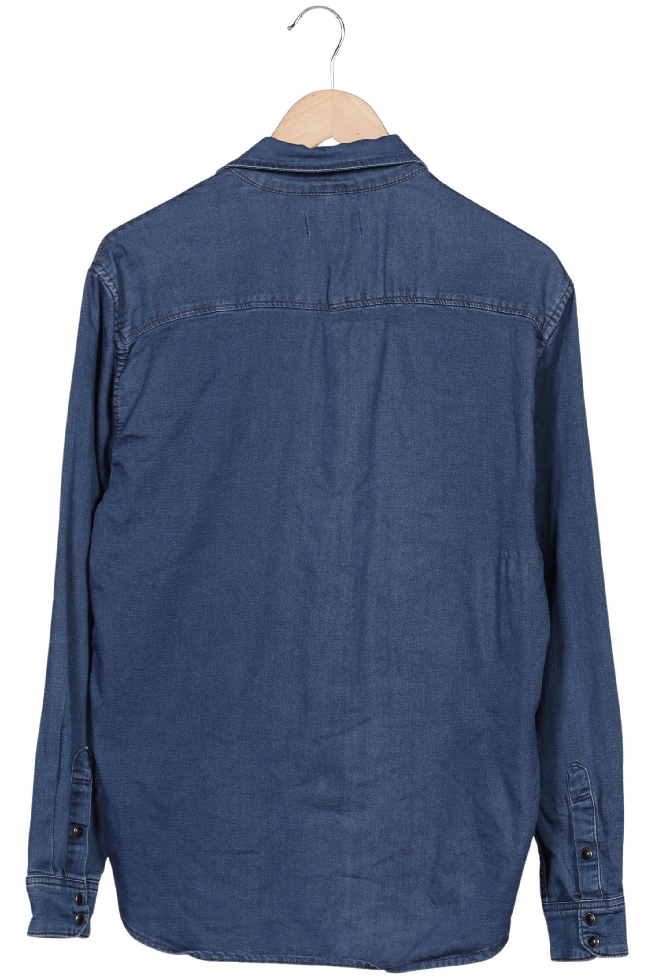JACK & JONES Button Up Shirt in S in Blue