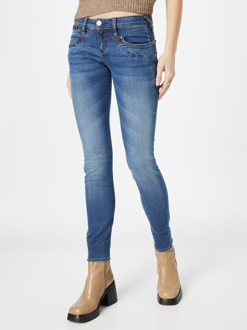 Herrlicher Slimfit Jeans 'Piper' in Blauw: voorkant