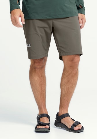 JACK WOLFSKIN Hiking Sandals in Black: front