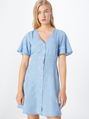 PIECES Shirt Dress 'Vilma' in Blue