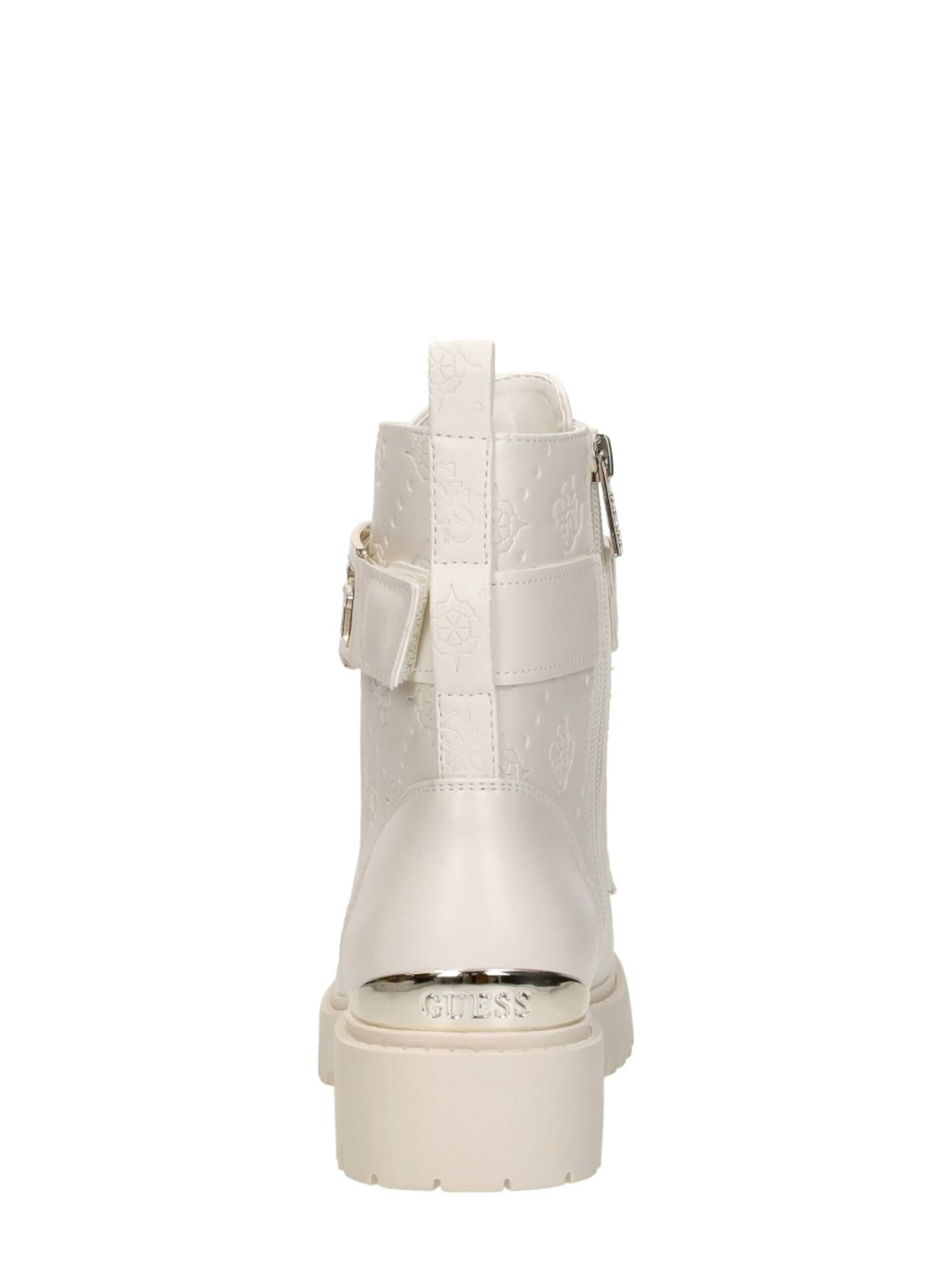 Bottines à lacets 'Oranda' GUESS en blanc