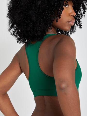 SPORTKIND Bustier Sport bh 'Wide Straps' in Groen