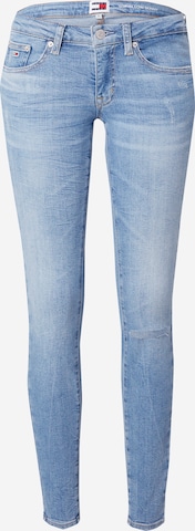 Tommy Jeans Skinny Jeans in Blue: front