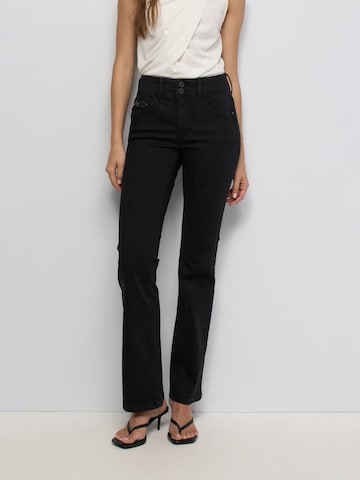 Bootcut Jean 'Secret' Salsa Jeans en noir : devant