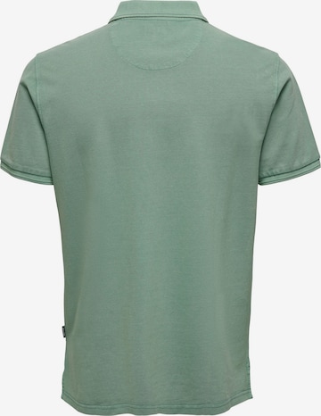 Only & Sons Shirt 'Travis' in Green