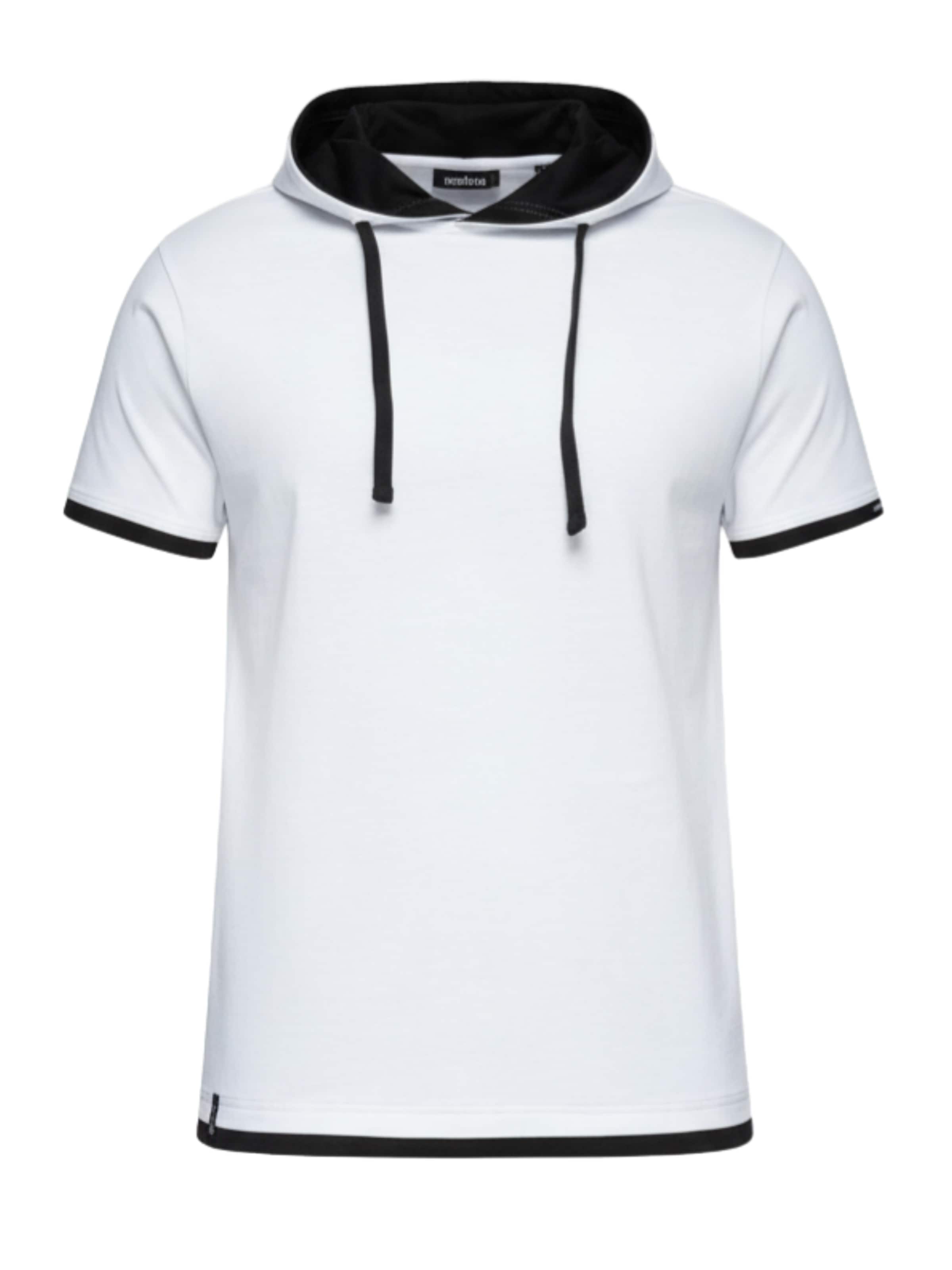Ombre Shirt in Wit: voorkant