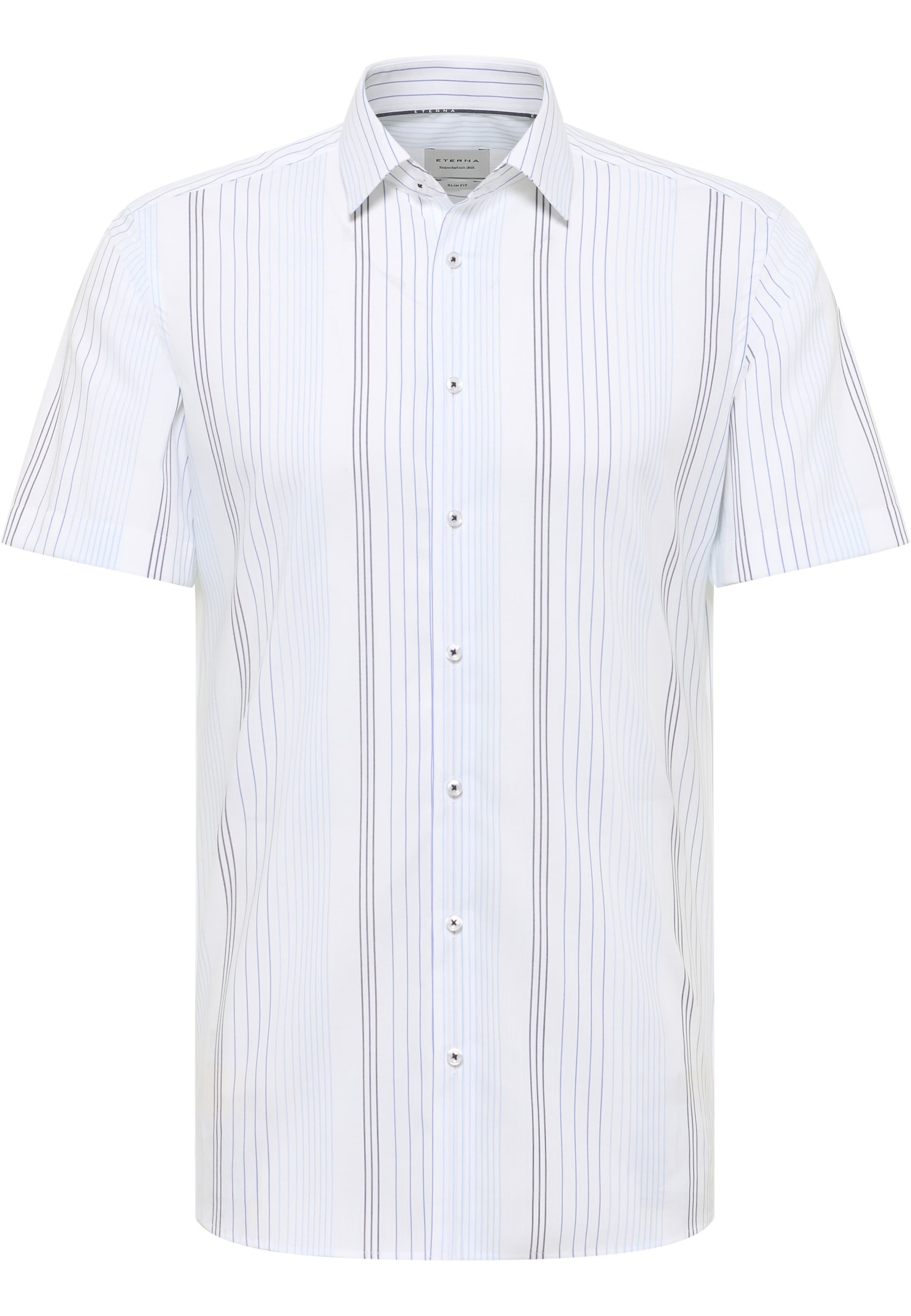 ETERNA Slim fit Business shirt in Blue: front