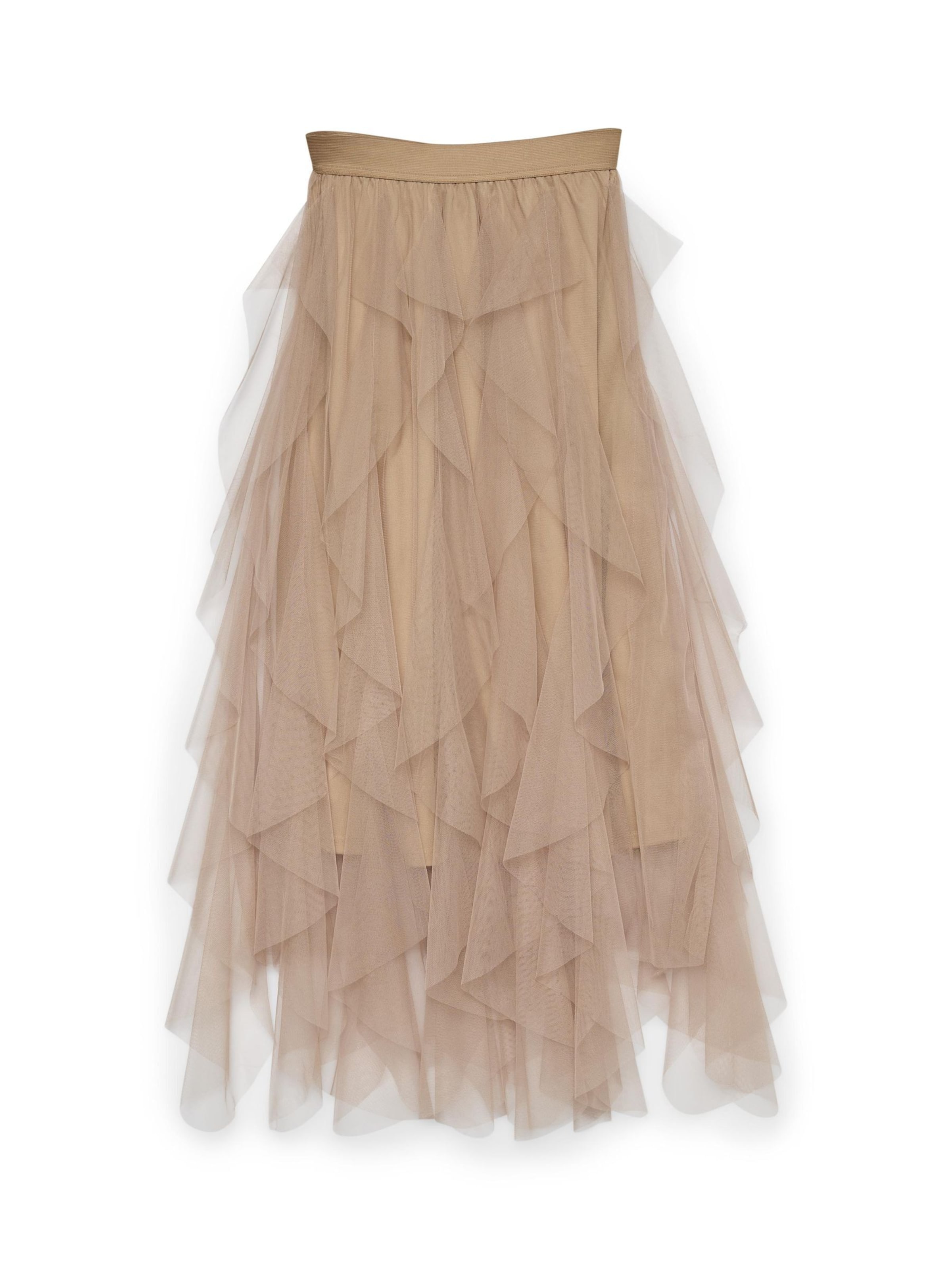 VERO MODA Rok 'EVE' in Beige: voorkant