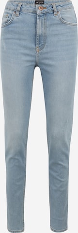 Pieces Tall Skinny Jeans 'LEAH' in Blauw: voorkant