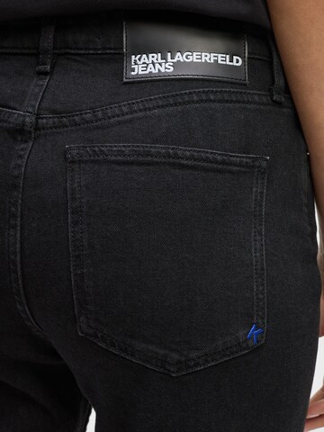 KARL LAGERFELD JEANS Tapered Jeans i sort