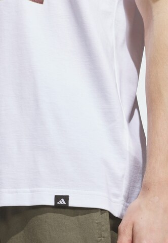 ADIDAS SPORTSWEAR Functioneel shirt 'Sports Bar Memorabilia' in Wit