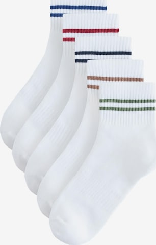 Chaussettes Next en blanc : devant
