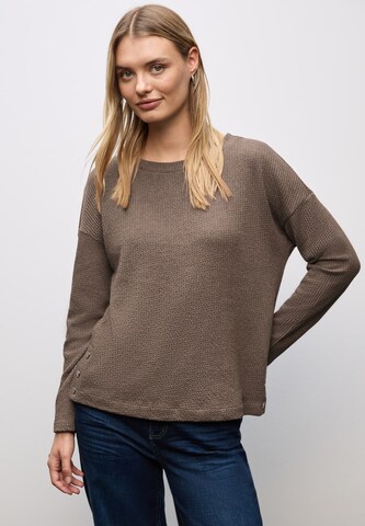 STREET ONE Shirt in Braun: Vorderseite