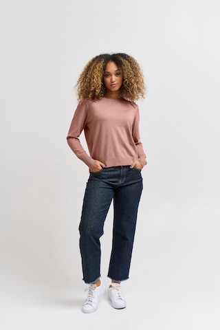PULZ Jeans Sweater 'SARA' in Pink