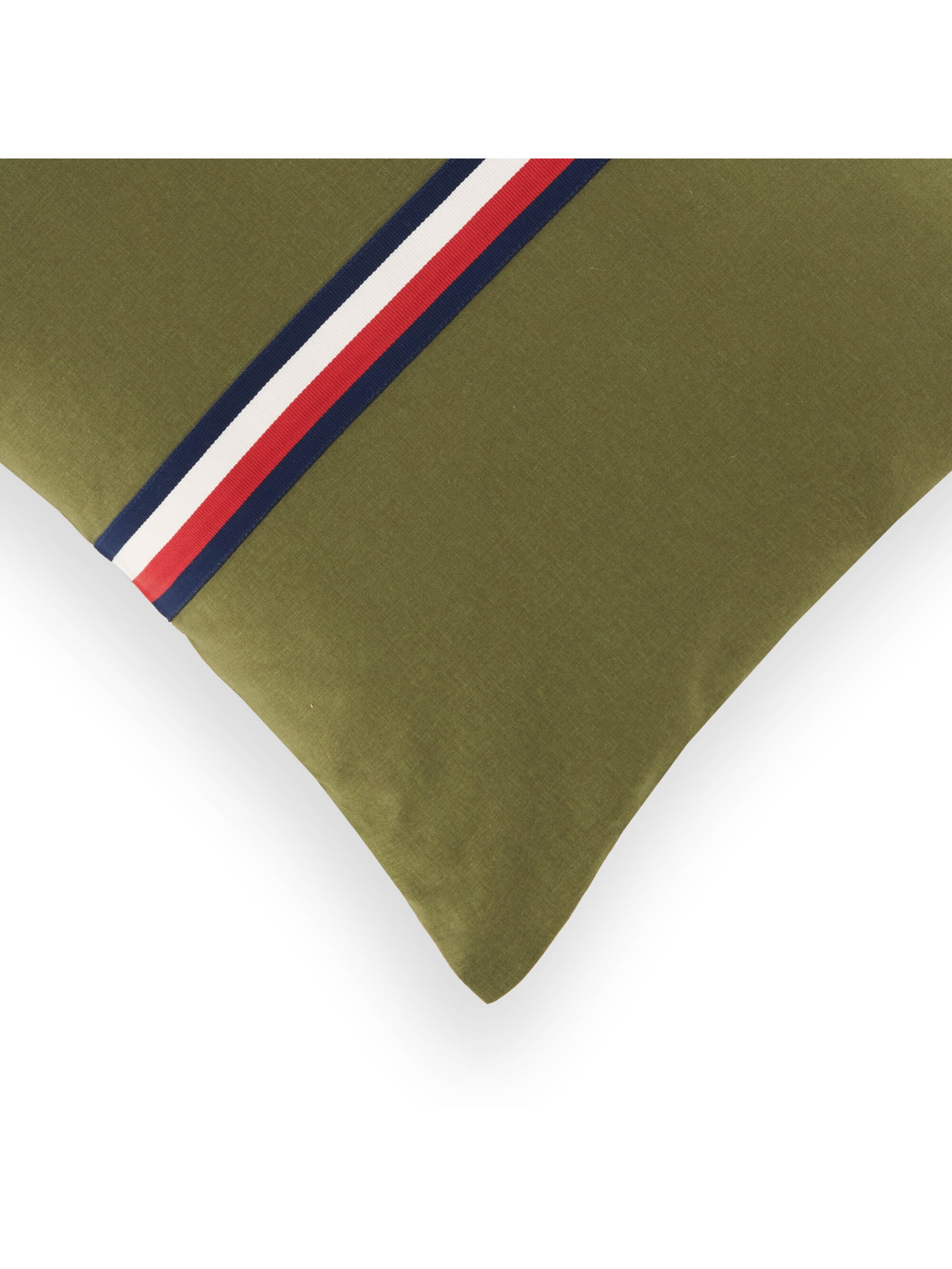 TOMMY HILFIGER Dekbedovertrek 'RIBBON' in Groen