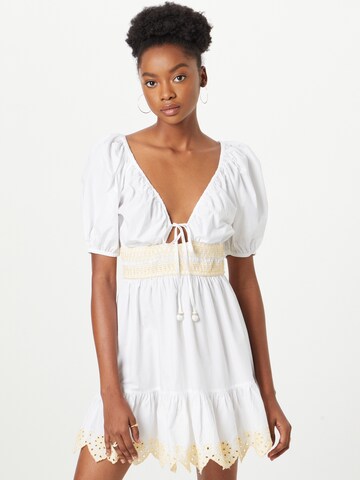 Robe d’été River Island en blanc : devant