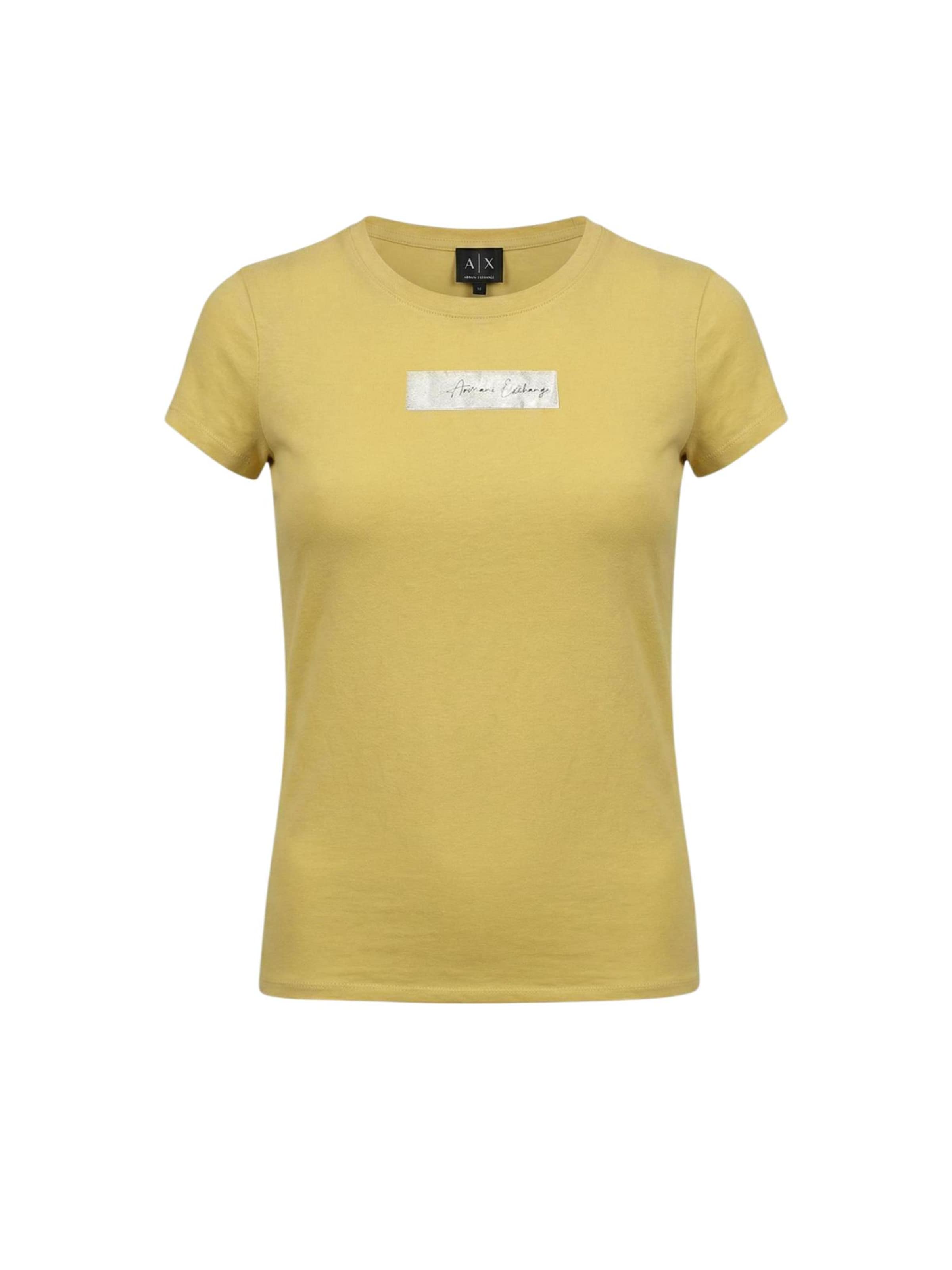 Maglietta 'XW002327 AF10358' di ARMANI EXCHANGE in giallo