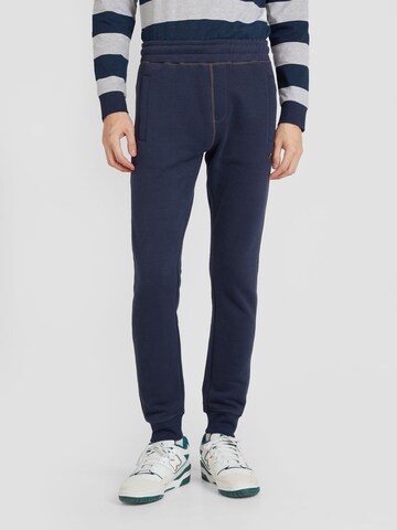BLEND Tapered Pants in Blue: front